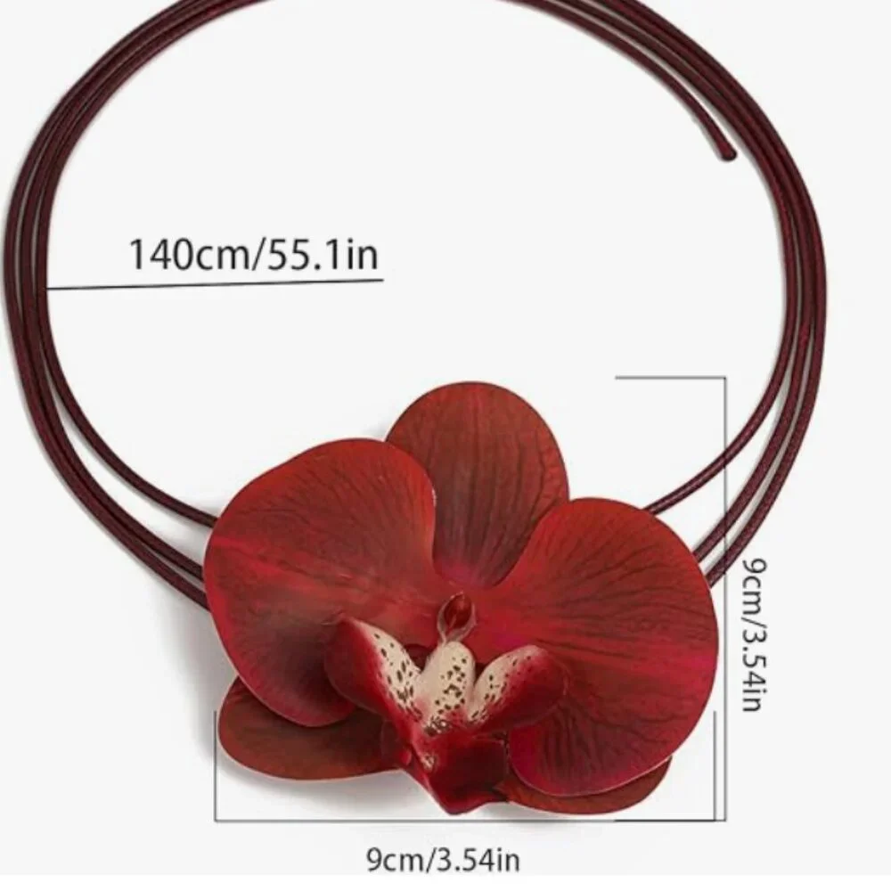 ZARA Flower Pendant Choker Necklace